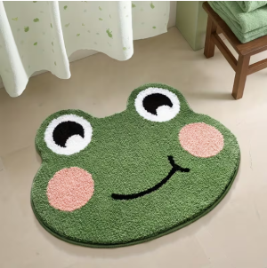 Tapis salle de bain grenouille