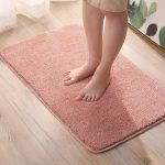 Tapis de bain géant rose