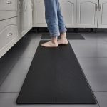 Tapis de bain extra long noir