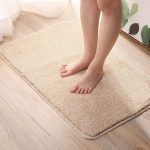 Tapis de bain géant beige