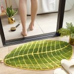 tapis de bain en feuille