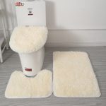 tapis de bain ultra moelleux beige