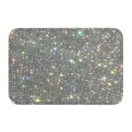 Tapis de bain pailleté