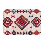 tapis de bain oriental blanc
