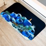 Tapis de bain noël bougie