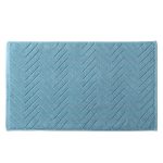 Tapis de bain scandinave bleu