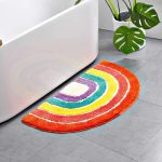 Tapis de bain arc en ciel