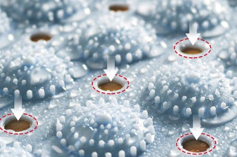 Absorption d'eau du tapis de bain pour piscine