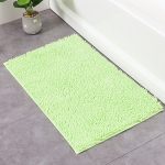 Tapis de bain vert d'eau