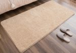 Tapis de salle de bain grande dimension camel